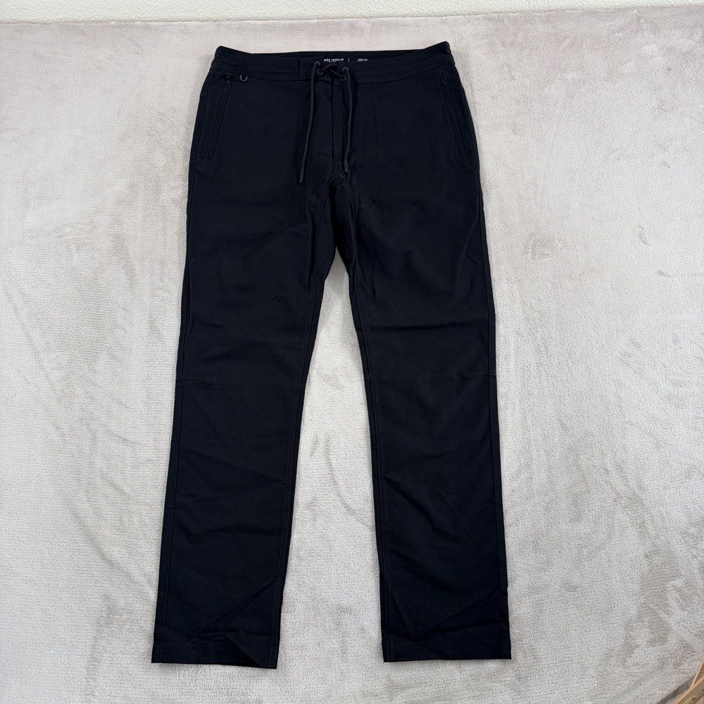 Roark Revival Layover Traveler Pants in Black Men 34x31 Slim Fit Dura-Stretch‎